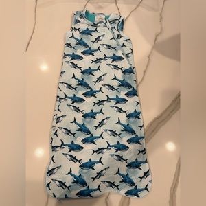 Posh Peanut Sleep sack 1 TOG SZ 0-6 months shark print